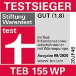 Testsieger Auszeichnung Miele TEB 155 WP | BWE, Unterschleißheim