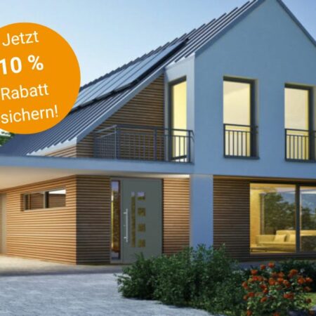 Beitragsbild Stimmungsaufnahme Haustürenaktion Groke Haus beleuchtet | BWE, Unterschleißheim